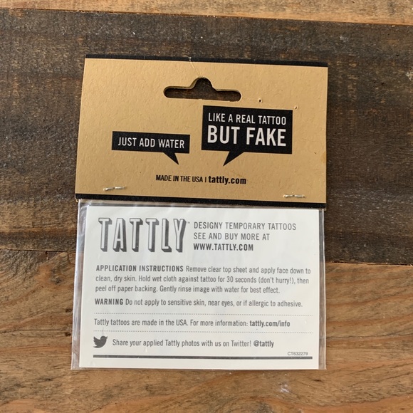 Tattly Set of Two Temporary Tattoos - Picture 2 of 2